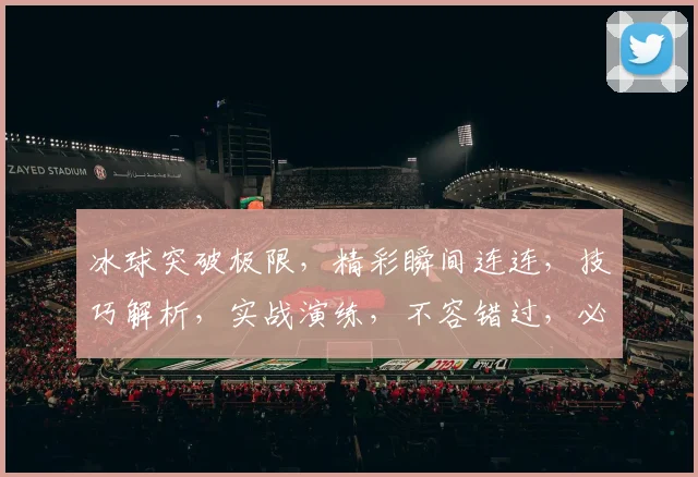 冰球突破极限，精彩瞬间连连，技巧解析，实战演练，不容错过，必看长视频